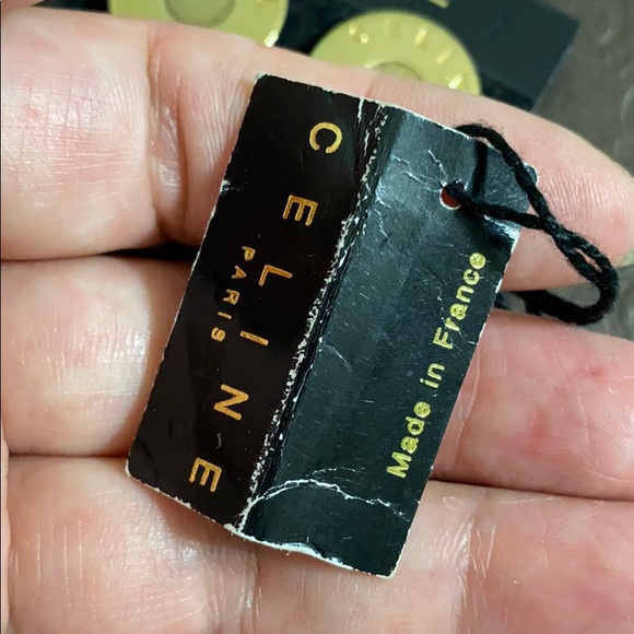 🖤CELINE💕925💕RARE VINTAGE CLIP ON EARRINGS - Picture 5 of 12